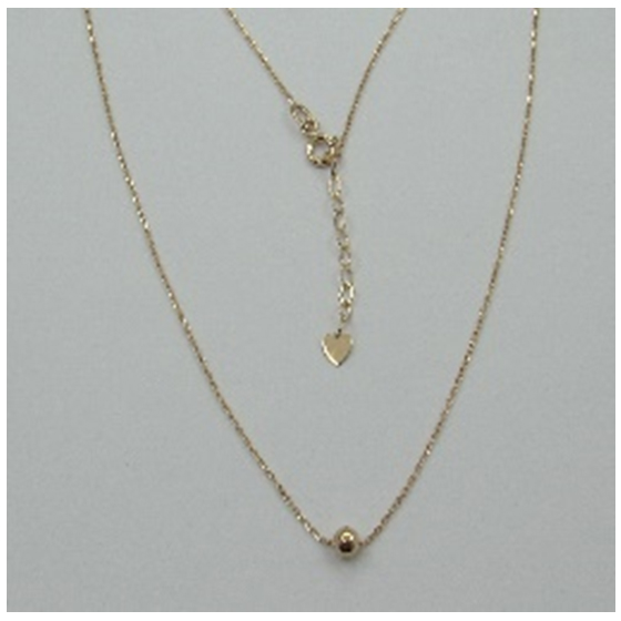 Золотое колье без камней