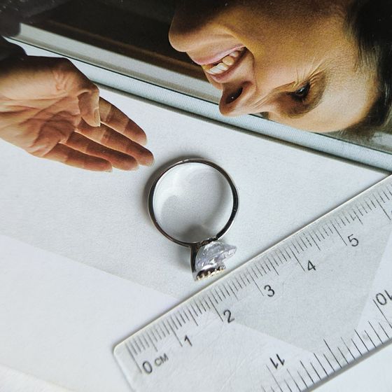 Серебряное кольцо с фианитами