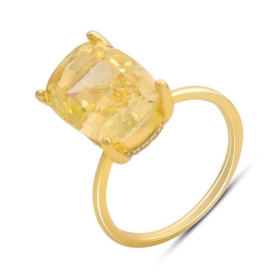Серебряное кольцо с фианитами