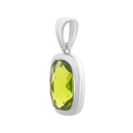 Серебряная подвеска с хризолітом 2.637ct