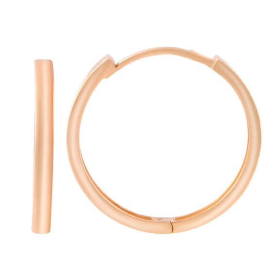 Золотые серьги без камней