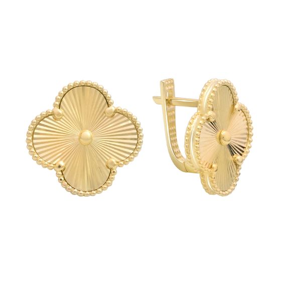 Золотые серьги без камней