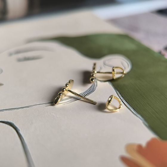 Серебряные серьги без камней