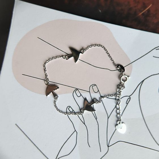 Серебряный браслет без камней