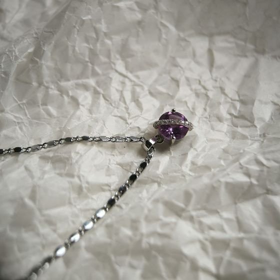 Серебряная подвеска с александритом 2.687ct