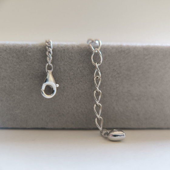 Серебряный браслет с фианитами