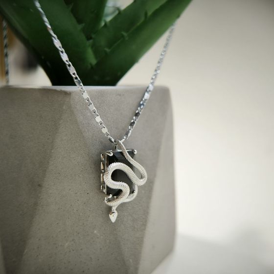 Серебряная подвеска с раухтопазом (дымчатым кварцем) 6.308ct