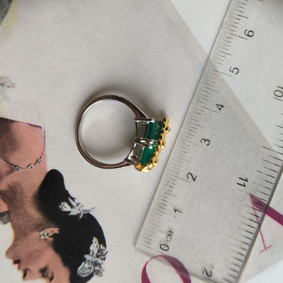 Серебряное кольцо с агатом 2.885ct