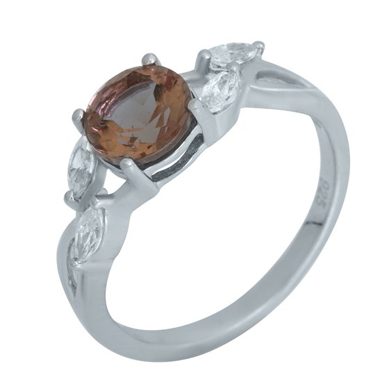 Серебряное кольцо с султанитом 1.767ct