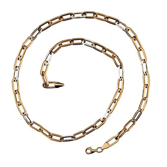 Золотое колье без камней