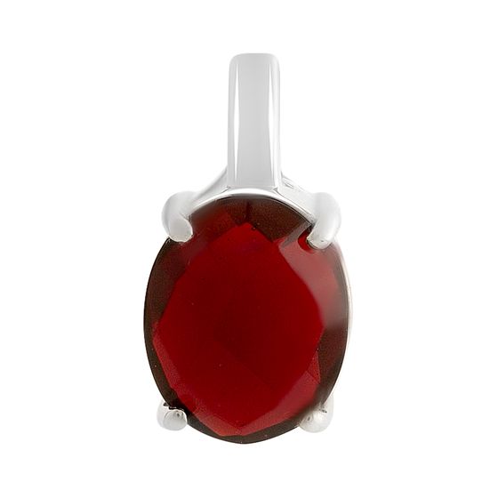 Серебряная подвеска с гранатом nano 2.188ct