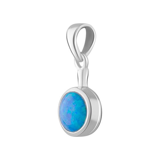 Серебряная подвеска с опалом 0.3ct
