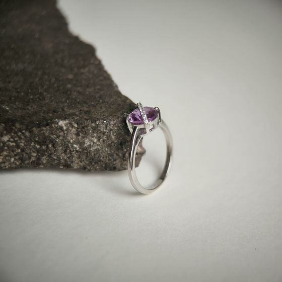 Серебряное кольцо с александритом 2.416ct
