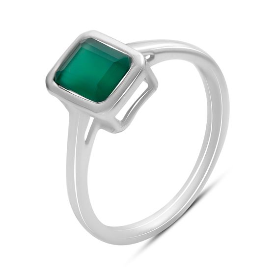 Серебряное кольцо с агатом 1.413ct