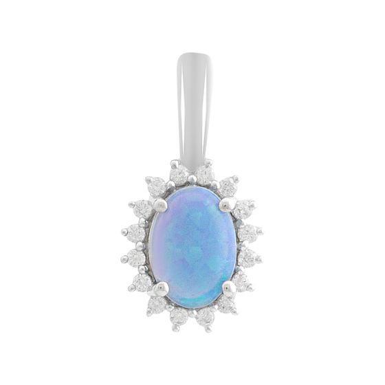 Серебряная подвеска с опалом 0.459ct