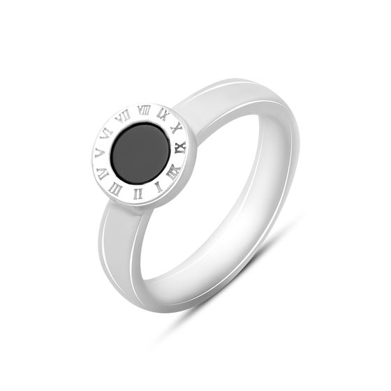 Серебряное кольцо с ониксом