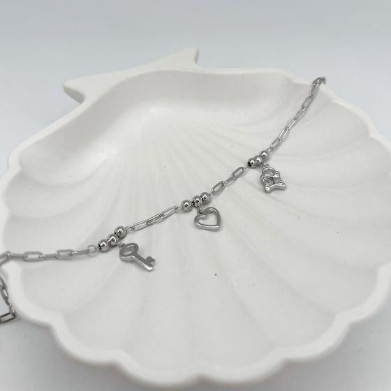 Серебряный браслет с фианитами