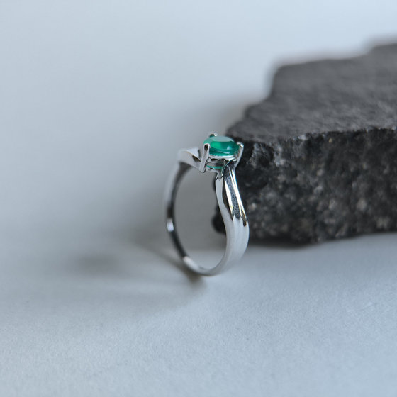 Серебряное кольцо с агатом 0.608ct
