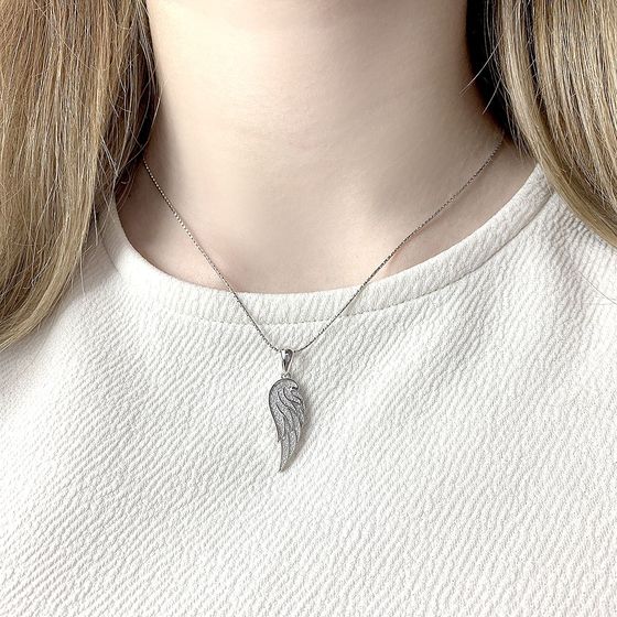 Серебряная подвеска с фианитами