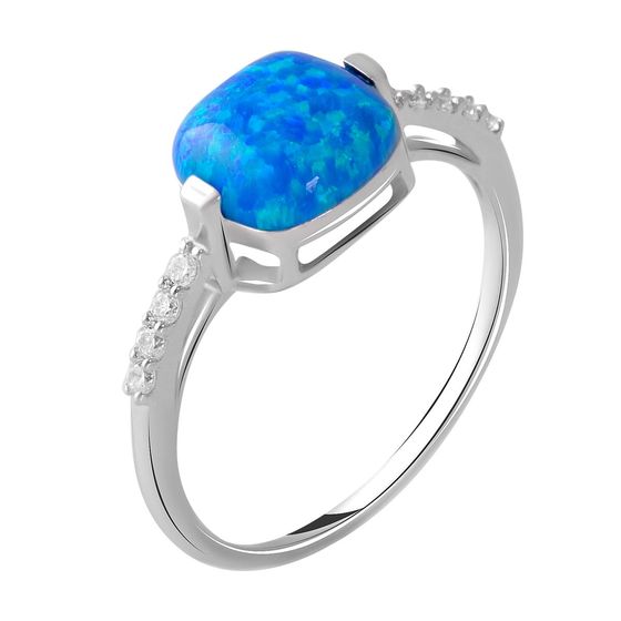 Серебряное кольцо с опалом