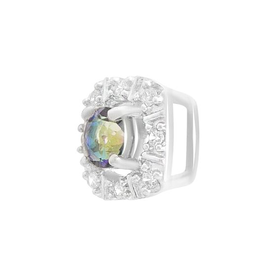 Серебряная подвеска с мистик топазом 0.37ct