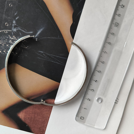 Серебряный браслет без камней