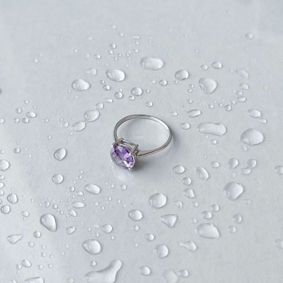 Серебряное кольцо с александритом 3.668ct