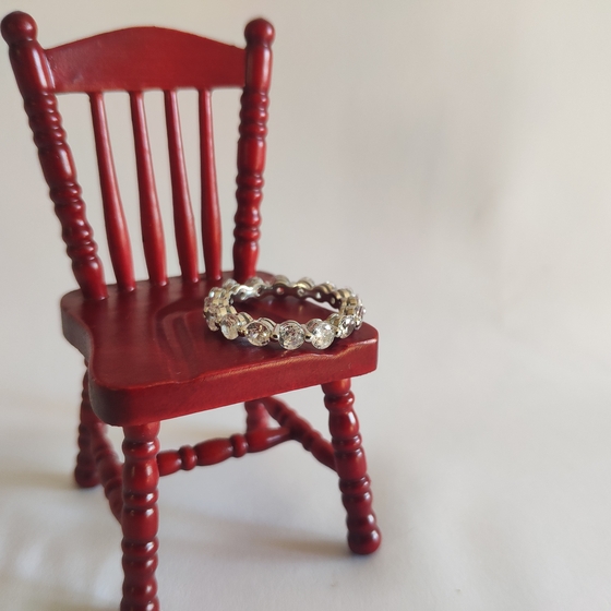 Серебряное кольцо с фианитами