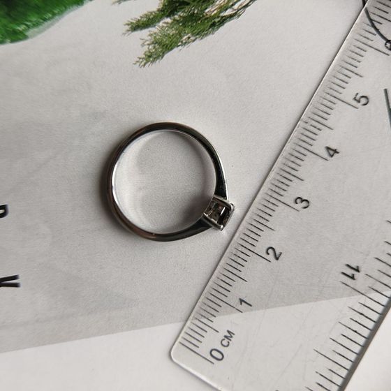 Серебряное кольцо с раухтопазом (дымчатым кварцем) 0.442ct