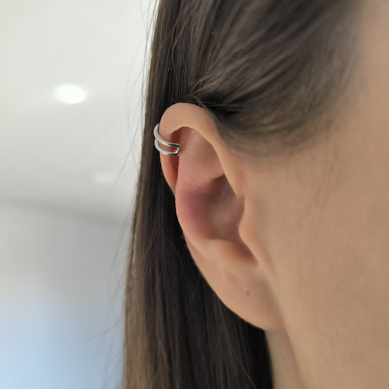 Серебряные серьги без камней