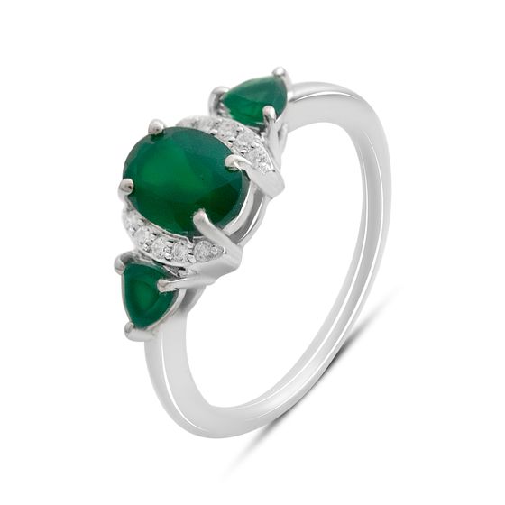 Серебряное кольцо с агатом 1.7ct