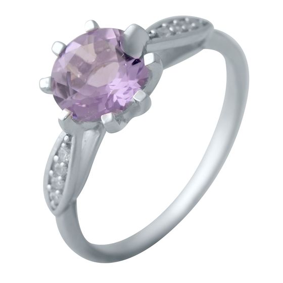 Серебряное кольцо с аметистом 1.479ct