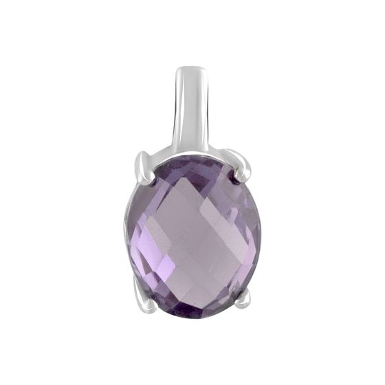 Серебряная подвеска с александритом 3.408ct