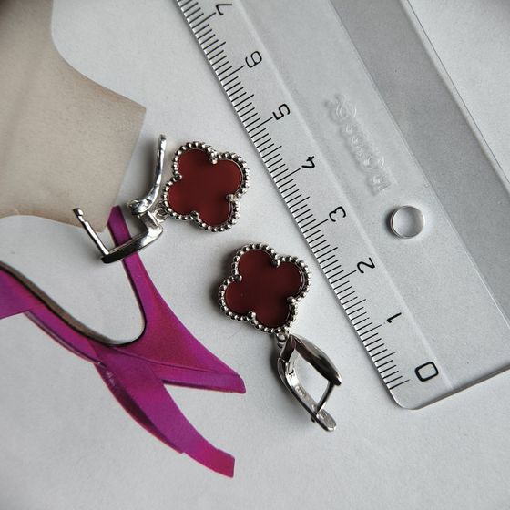 Серебряные серьги с агатом