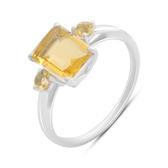 Серебряное кольцо с цитрином nano 2.276ct