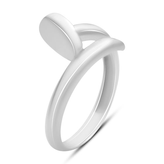 Серебряное кольцо без камней