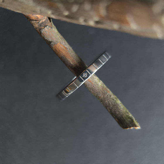 Серебряное кольцо с фианитами