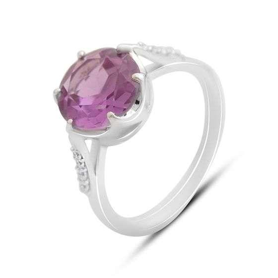 Серебряное кольцо с александритом 5.022ct