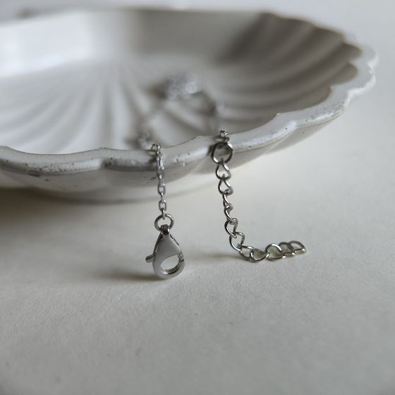 Серебряный браслет с фианитами