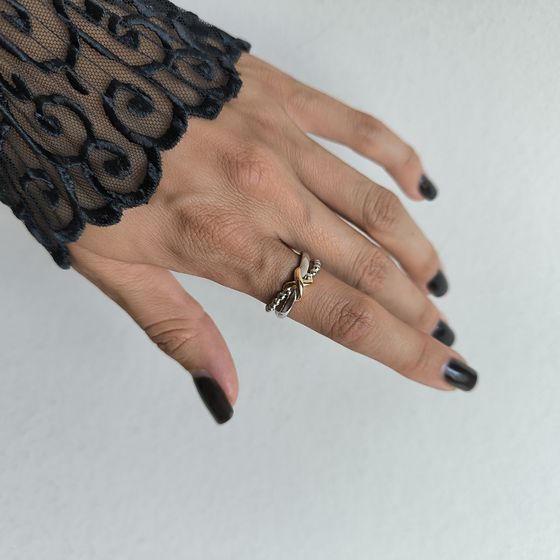 Серебряное кольцо без камней