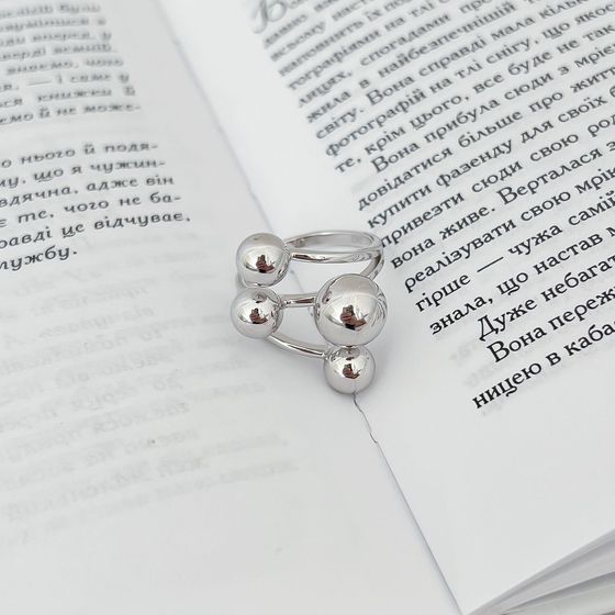 Серебряное кольцо без камней