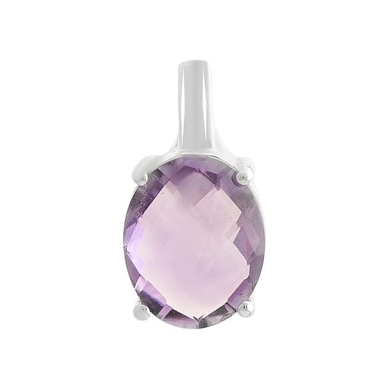 Серебряная подвеска с аметистом 2.117ct