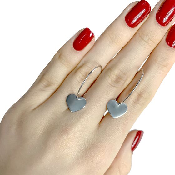 Серебряные серьги без камней