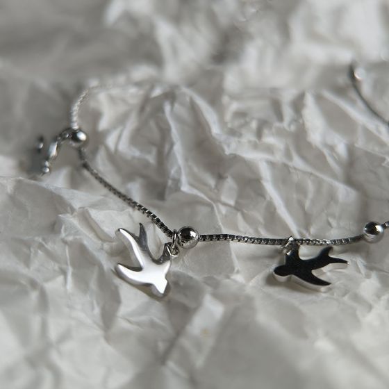 Серебряный браслет без камней