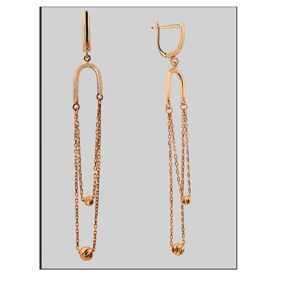 Серебряные серьги без камней