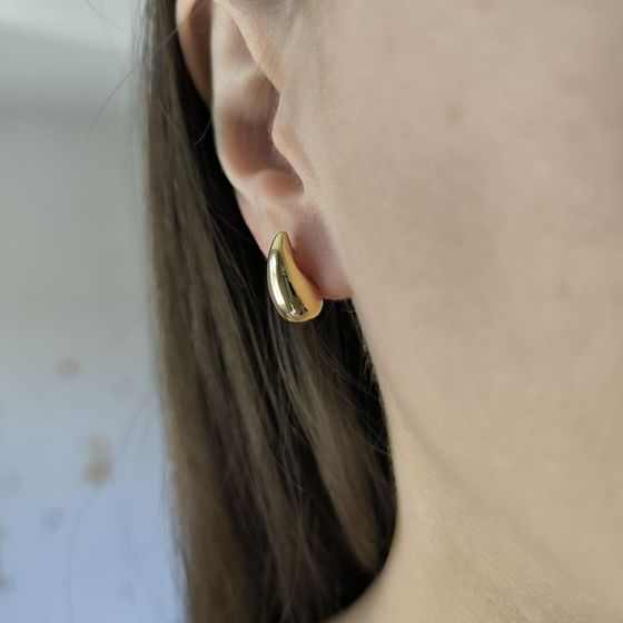 Серебряные серьги без камней