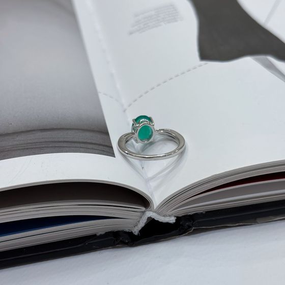 Серебряное кольцо с агатом 2.323ct