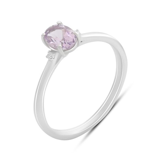 Серебряное кольцо с аметистом 0.713ct