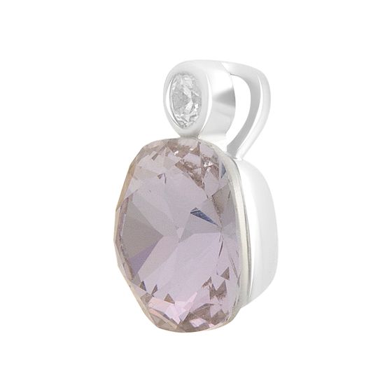 Серебряная подвеска с фианитами