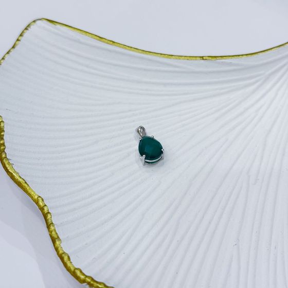 Серебряная подвеска с агатом 2.79ct